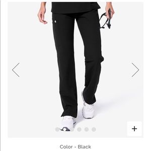 XS Tall Black Kade Scrub Pants